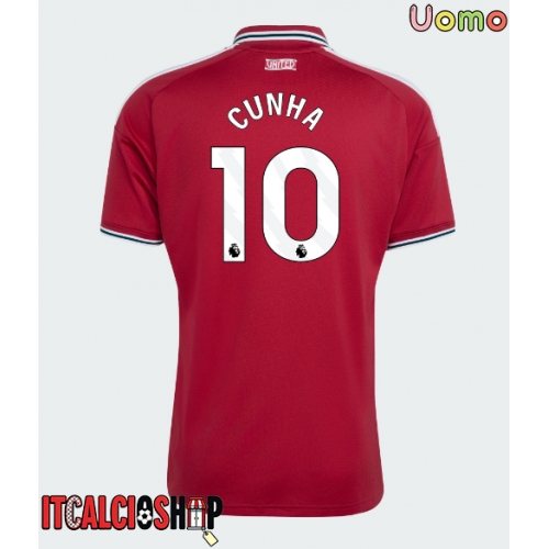 Manchester United Matheus Cunha #10 Prima Maglia 2026-27 Manica Corta